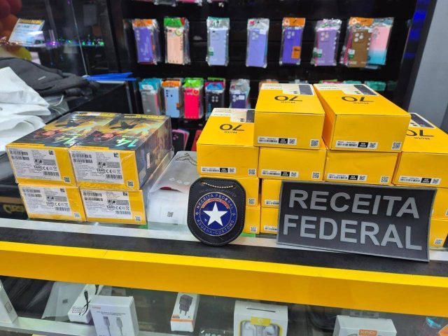 Receita Federal na Bahia realiza operação com foco em celulares importados de forma irregular