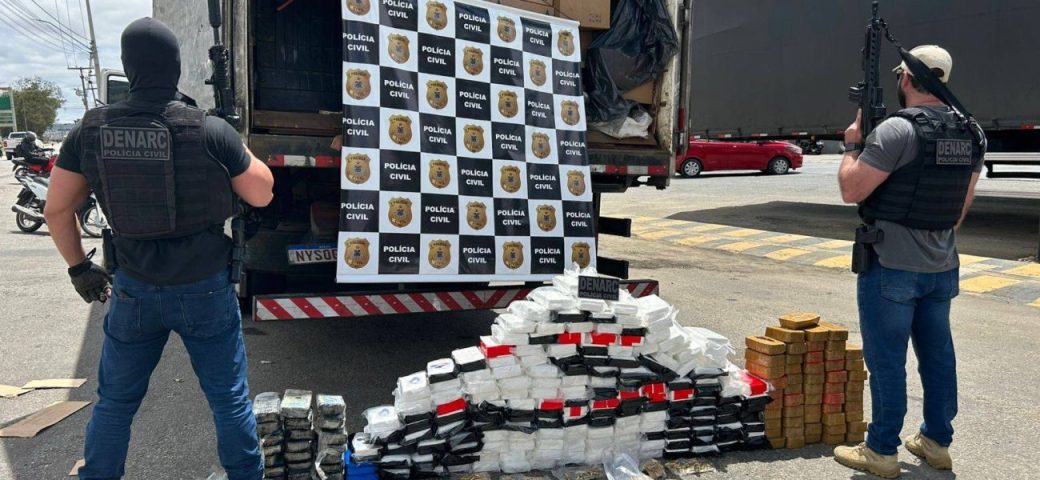 250kg de drogas são apreendidos na Bahia; prejuízo ao tráfico chega a R$ 10 milhões