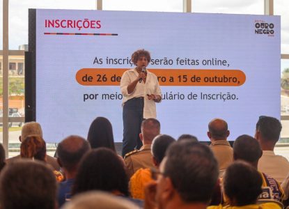 Edital Ouro Negro 2026 é lançado em Feira de Santana; apoio pode chegar até R$ 100 mil