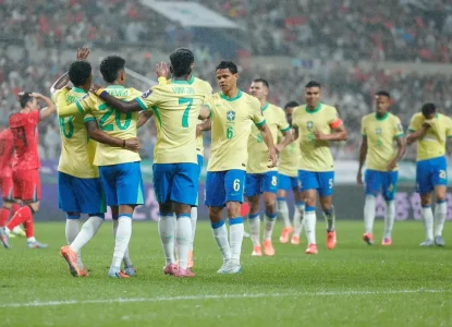 Seleção brasileira goleia Coreia do Sul em amistoso pré-Copa do Mundo de 2026