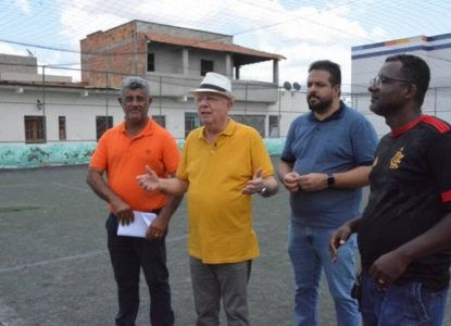Prefeitura de Feira de Santana vai recuperar quadra poliesportiva no bairro Conceição