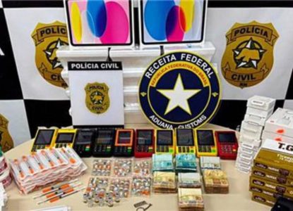 Receita Federal e Polícia desarticulam laboratório clandestino de canetas emagrecedoras