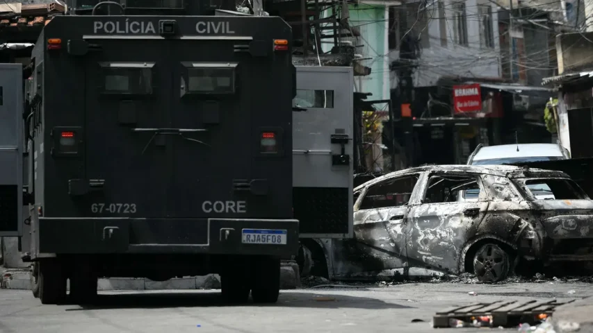 Megaoperação no Rio de Janeiro contra Comando Vermelho soma, até o momento, 64 mortos e 81 presos