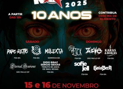 November’s Rock promete agitar Feira de Santana com puro headbanging neste fim de semana