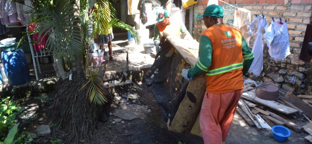 Ação ‘bota fora’ em combate à dengue no bairro Cidade Nova neste sábado, 8