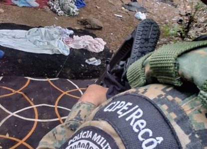 Polícia desmonta acampamentos montados por integrantes de facção na região de São Félix