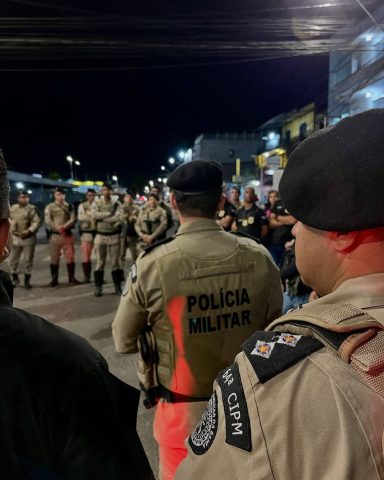 Polícia Militar atua em operação conjunta na região da Rodoviária de Feira de Santana