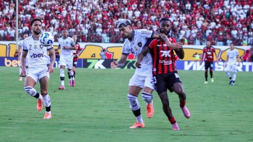 Vitória e Botafogo empatam sem gols no Barradão; resultado complica Leão e frustra Glorioso no Brasileirão 2025