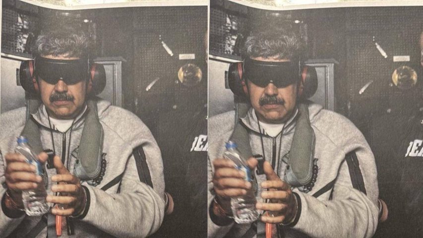 Como prova de vida exigida pelo governo venezuelano, Donald Trump publica em rede social Nicolás Maduro preso