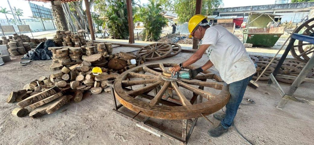 Obras no Centro de Cultura Amélio Amorim em Feira de Santana chegam a 70%