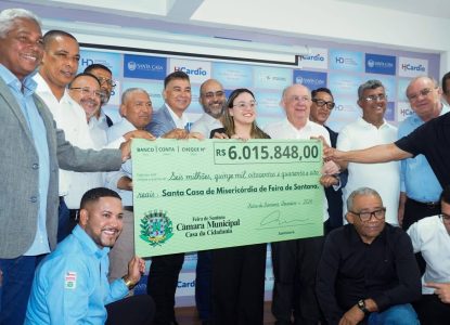 Emendas impositivas da Câmara Municipal de Feira de Santana somam R$ 6 milhões para Santa Casa