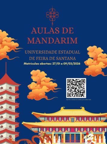 Inscrições para curso de mandarim na UEFS seguem até 9 de março