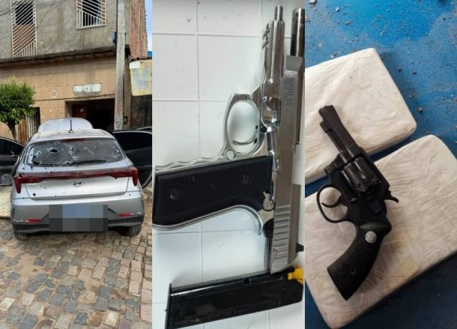 Troca de tiros registrada por moradores na Bahia foi ação policial que resultou na apreensão de armas e drogas; um suspeito morreu