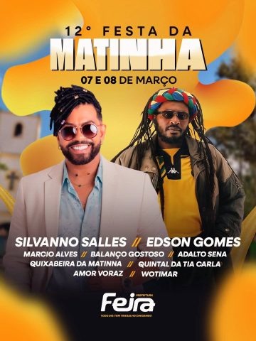 Confira atrações para 12ª Festa da Matinha, que agita distrito feirense no sábado, 7 e domingo, 8