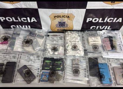 Três homens são presos por tráfico de drogas durante operação em Conceição da Feira