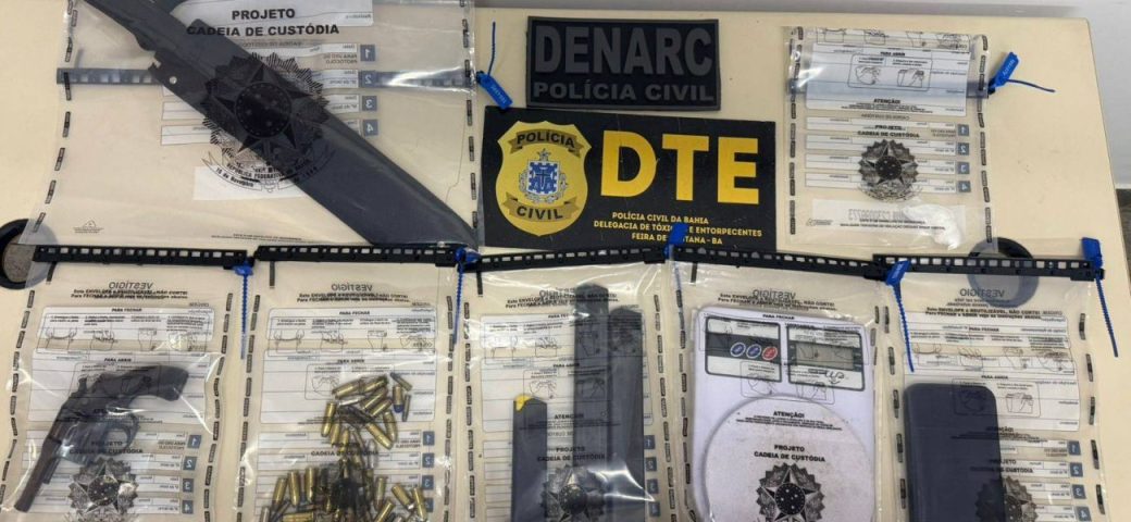 Três pessoas são presas em operação que combate transporte e distribuição de drogas entre Salvador e Feira de Santana