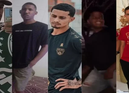 Colisão frontal envolvendo dois carros deixa cinco mortos na BR-324