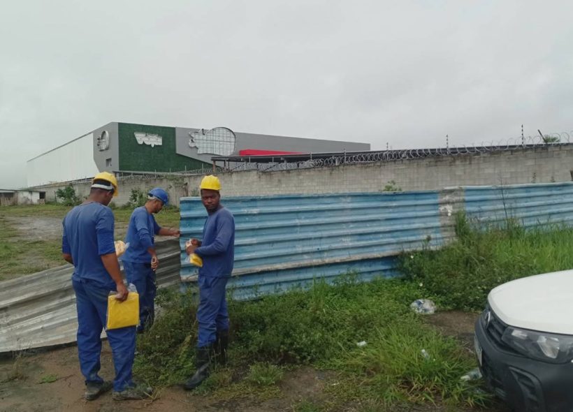 Canteiro de obras para duplicação da avenida Artêmia Pires é montado