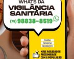 Vigilância Sanitária de Cruz das Almas lança canal de atendimento via WhatsApp