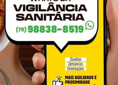 Vigilância Sanitária de Cruz das Almas lança canal de atendimento via WhatsApp