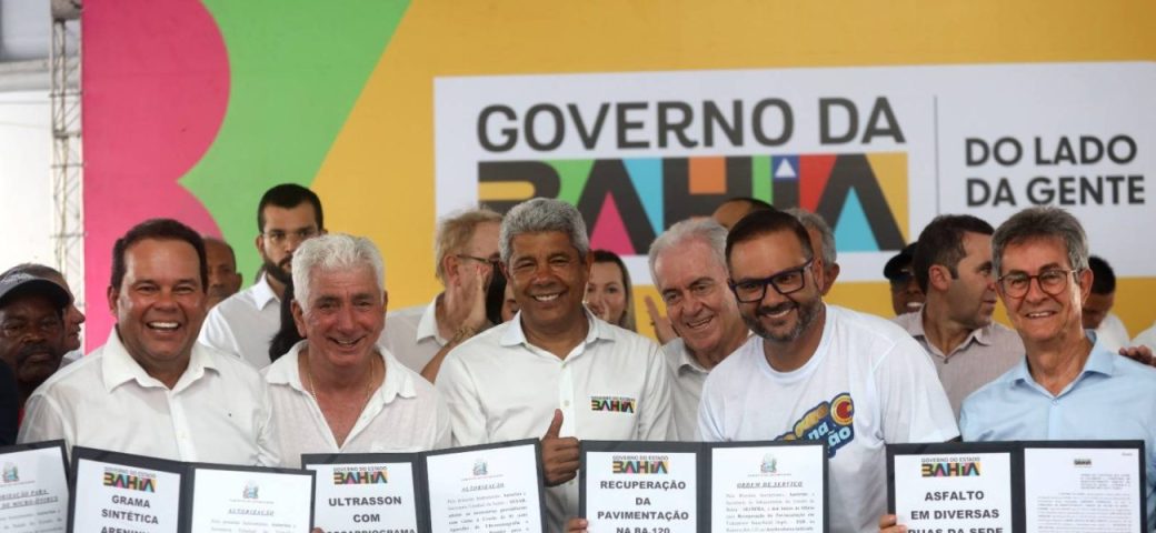 Governador Jerônimo Rodrigues autoriza obras de infraestrutura e educação e reforça serviços em Ipecaetá