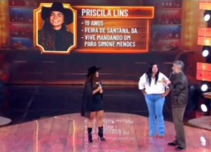 Cantora feirense Priscila Lins avança de fase em concurso da TV Globo para formar nova dupla sertaneja do Brasil