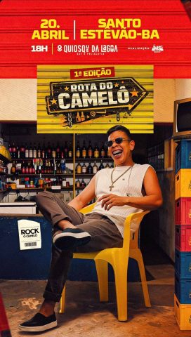 Santo Estêvão recebe primeira edição de novo projeto do cantor Rock, O Camelô