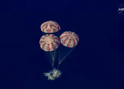 Astronautas da Artemis 2 retornam à Terra após missão lunar de 10 dias