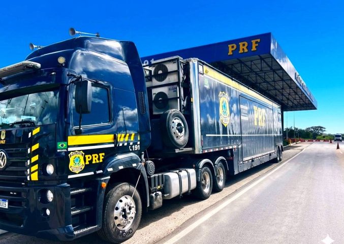 Cruz das Almas recebe Cine Carreta da PRF na segunda, 11 e terça, 12, na campanha Maio Amarelo