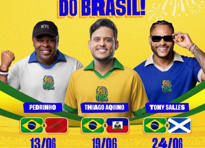 São João em Cruz das Almas terá programação especial em dias de jogos da Seleção Brasileira na Copa do Mundo 2026