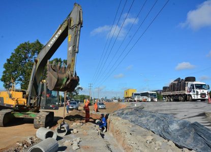 Pavimentação facilita acesso viário ao bairro Subaé e à Unef