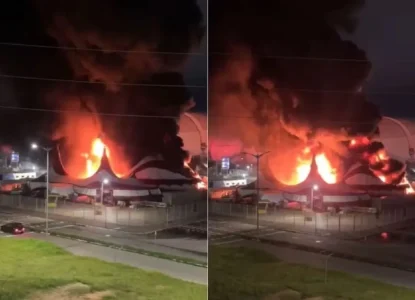 Circo de Tirullipa pega fogo em Natal, mas não deixa feridos