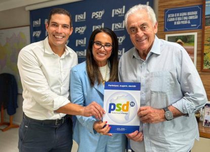 Prefeita Keinha Jesus, de Araci, se filia ao PSD e partido chega a 117 gestores na Bahia