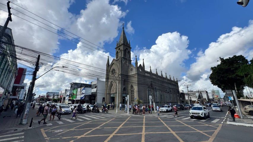Após um ano em obras, restauração da fachada do Santuário Senhor dos Passos, em Feira de Santana, é entregue