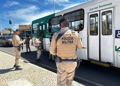Polícia baiana registra redução de 35,4% em roubos a ônibus no primeiro quadrimestre de 2026