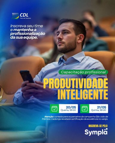 Trilha Empresarial 2026: Sebrae e CDL promovem rodadas de capacitação; confira temas