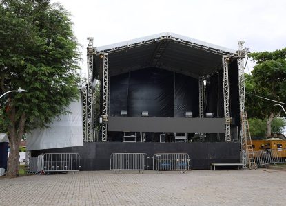 Estrutura da Festa do Vaqueiro de Ipuaçu está pronta para receber público neste fim de semana