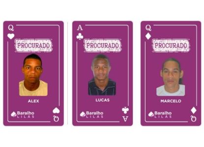 Três novos suspeitos de crimes contra mulheres integram Baralho Lilás na Bahia