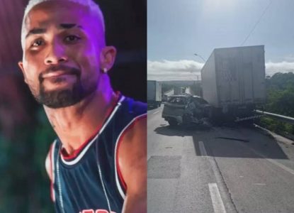 Cantor Zau O Pássaro morre em acidente na BR-116 em Feira de Santana