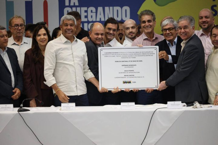 Primeira etapa de obras em vias no Centro Industrial de Subaé, em Feira de Santana, é entregue