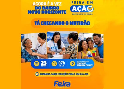 Feira em Ação: Secretaria da Mulher leva serviços ao bairro Novo Horizonte neste sábado, 23