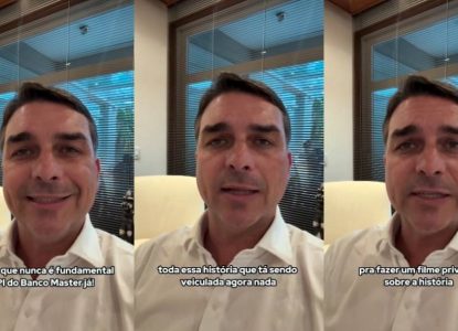 Flávio Bolsonaro confirma pedido de dinheiro a Daniel Vorcaro, mas nega irregularidades
