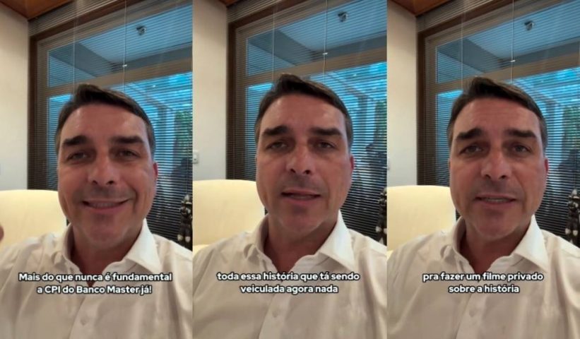Flávio Bolsonaro confirma pedido de dinheiro a Daniel Vorcaro, mas nega irregularidades