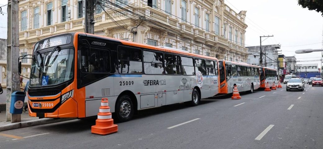 Frota do transporte coletivo de Feira de Santana ganha mais seis ônibus 0KM