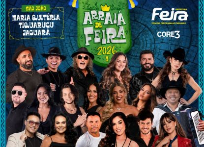 Divulgada programação completa do São João de Feira de Santana com 40 atrações
