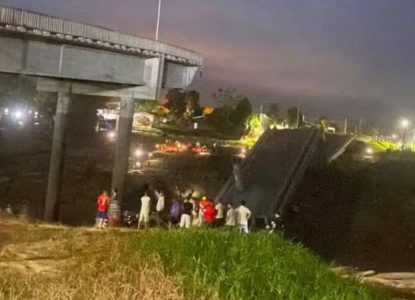 Ponte desaba no Acre e deixa quatro feridos; duas vítimas estão em estado grave