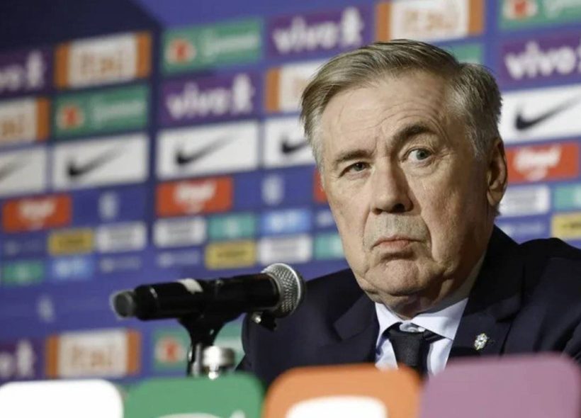 Carlo Ancelotti pede calma após estreia sem vitória do Brasil e foca no jogo contra Haiti