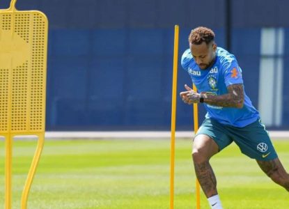 Neymar participa de treino da Seleção e aumenta expectativa para duelo contra a Escócia