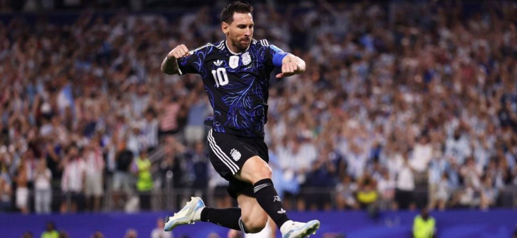 Messi alcança novo feito, Argentina vence a Jordânia e se classifica com 100%