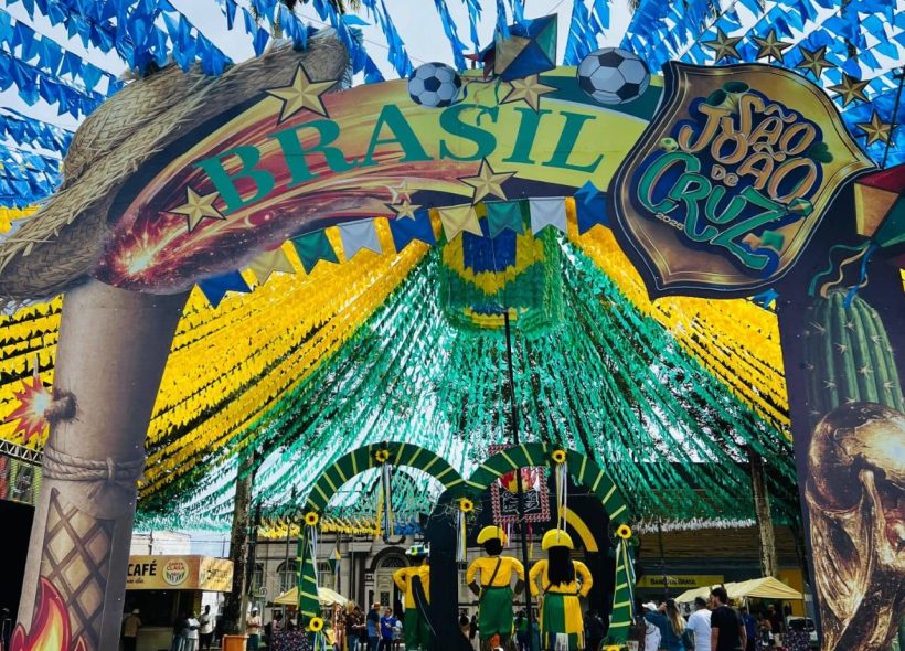 Maior praça de Cruz das Almas será ponto de transmissão da estreia da Seleção Brasileira na Copa do Mundo 2026